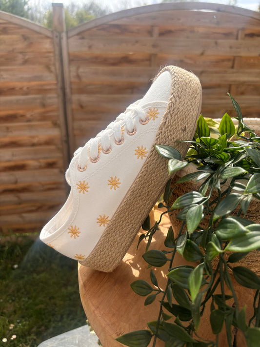♡ Espadrilles Soleil Brodé ♡