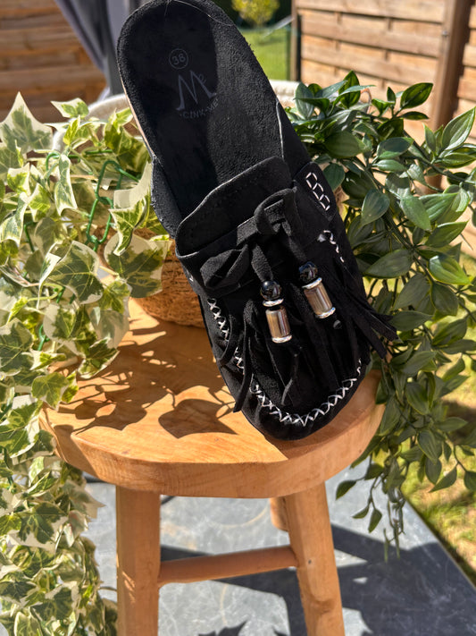♡ Mules Sunset Black ♡