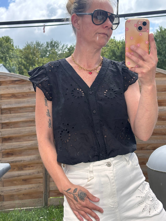 Chemise broderies